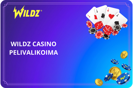 Wildz Casino pelisivun ruudulla näkyvät kolikkopelien kategoriat ja suosittujen tuottajien logot kuten Pragmatic Play ja NetEnt